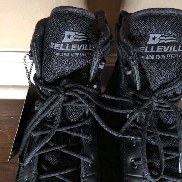 Belleville Tactical Research Maximalist Men Boots MAXX6Z Black Leather 6" 13W - Picture 4 of 10